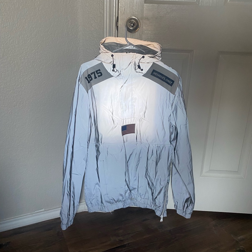 Reflective nylon members only jacket!